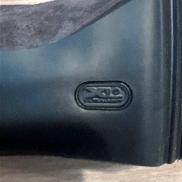 Anyi Lu Nancy Suede Monk Strap Pumps Gray Italian Leather Block Heels Size 41/10 - Picture 9 of 12